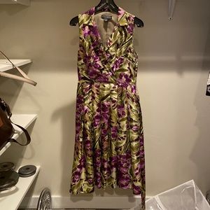 Jessica Howard surplice side zip dress